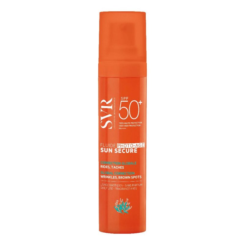 SVR Sun Secure - Fluide Photo Age Fluido Solare Viso Anti Et&agrave; SPF50+, 40ml