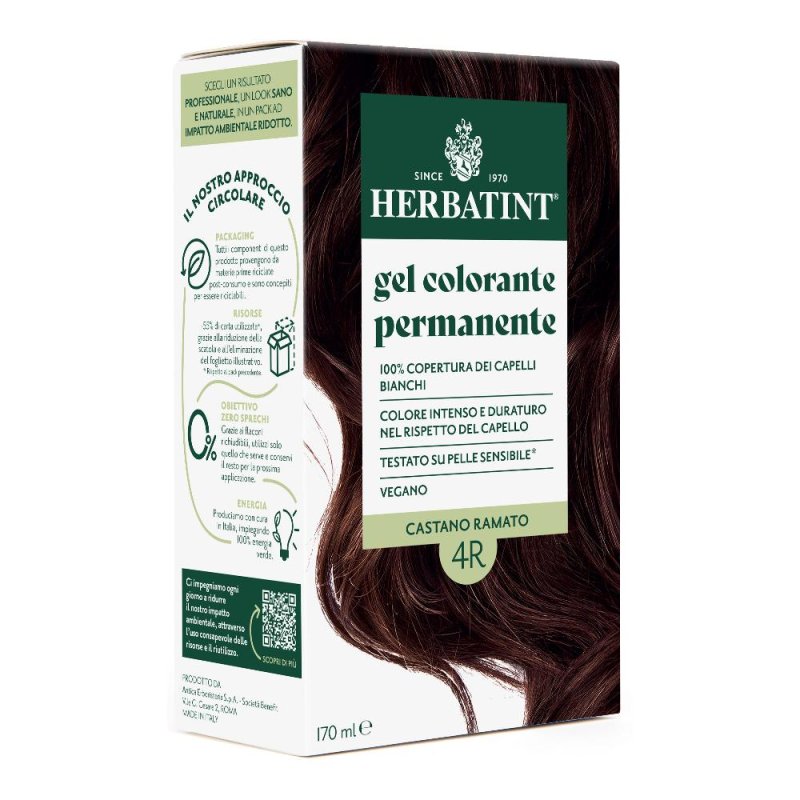 Herbatint 4R castano ramato gel colorante 170 ml