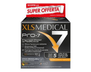 Xls Medical Pro-7 - Integratore per il controllo del peso e il benessere gastrointestinale 90 stick