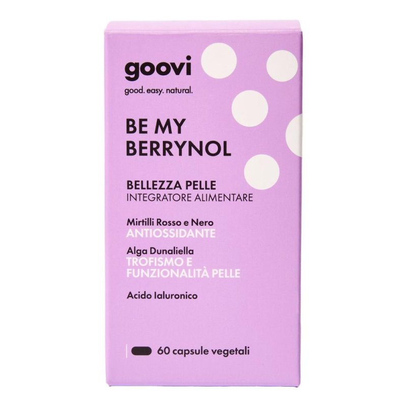 Goovi Be My Berrynol Integratore Per La Bellezza Della Pelle 60 Capsule Goovi Be My Berrynol Integratore Per La Bellezza Della Pelle 60 Capsule