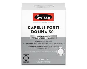 Swisse Beauty - Capelli Forti Donna 50+ Integratore Alimentare, 30 compresse