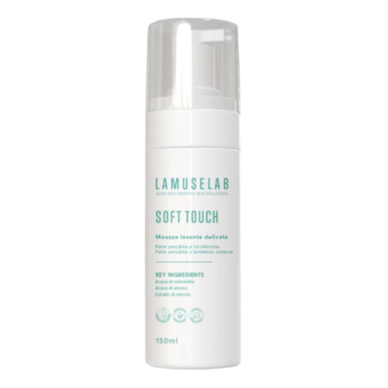 LaMuseLab Soft Touch Mousse Lavante Delicata Viso, 150ml LaMuseLab Soft Touch Mousse Lavante Delicata Viso, 150ml