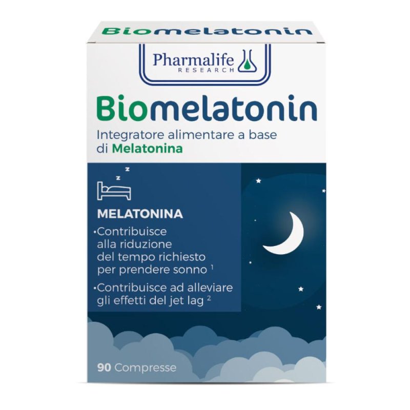Pharmalife Research Biomelatonin - Compresse Integratore di Melatonina 90 compresse