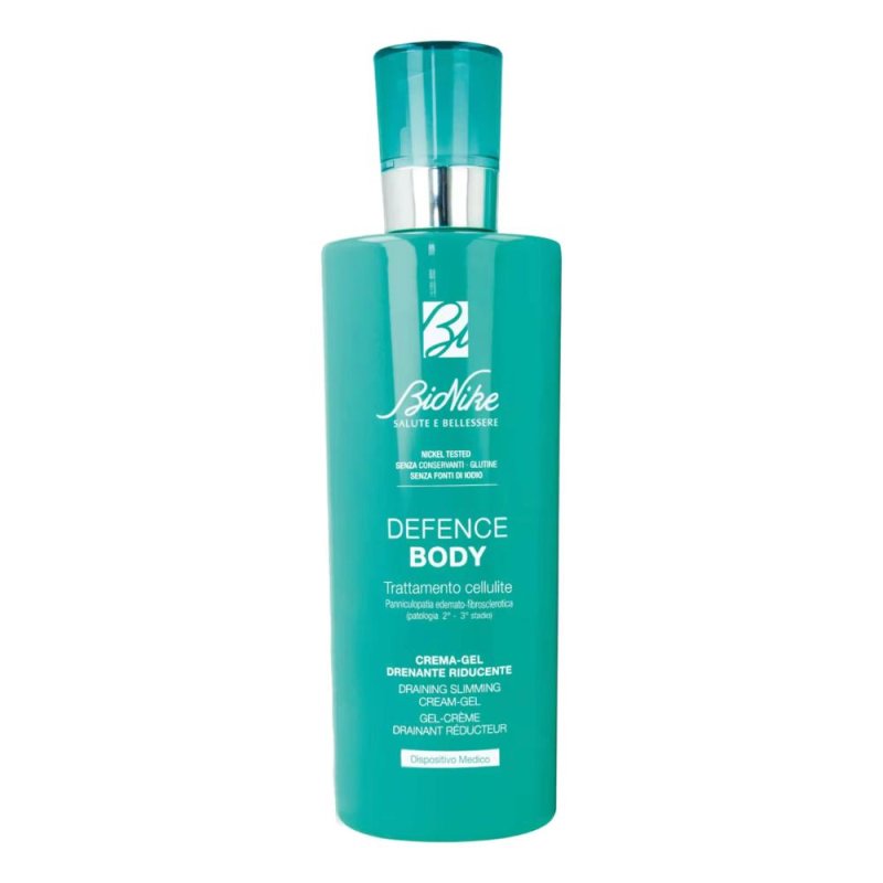 Bionike Defence My Body - Crema-Gel Drenante Riducente Trattamento Cellulite Dispositivo Medico, 400ml