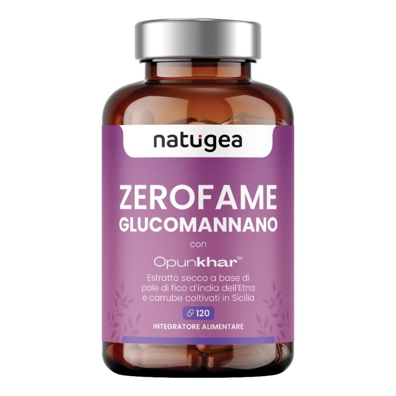 Natugea Glucomannano 120 Compresse Integratore Naturale per Dimagrire, Controllo del Peso e Senso di Saziet&agrave;