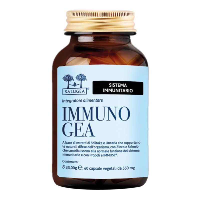 Salugea ImmunoGea Integratore Difese Immunitarie Adulti 60 Capsule Vegetali Salugea ImmunoGea Integratore Difese Immunitarie Adulti 60 Capsule Vegetali