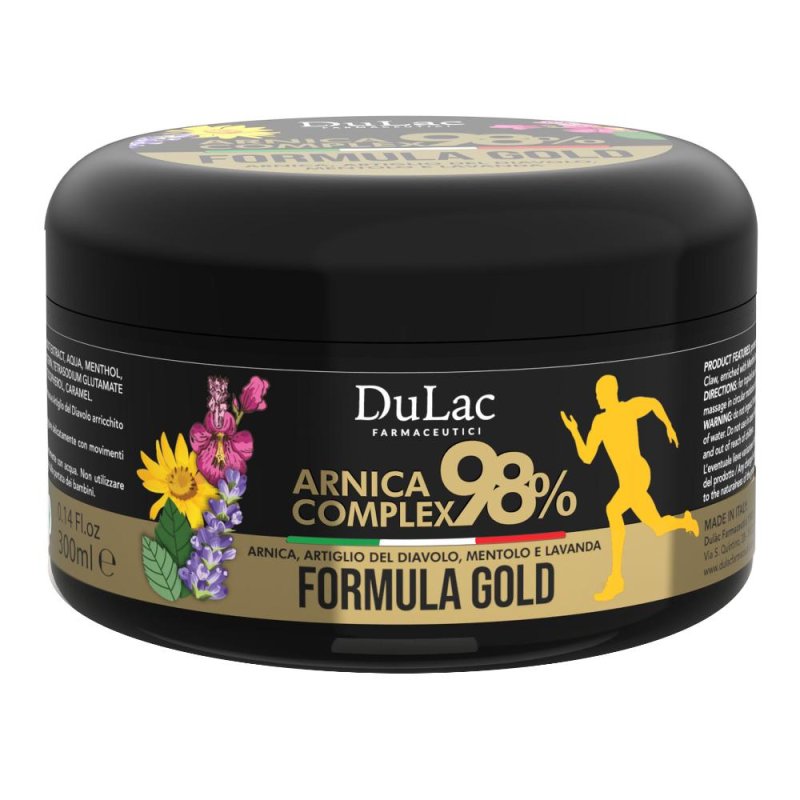 Dulac Arnica Complex 98% Gel 300 millilitri &ndash; Crema Gel Lenitiva Naturale all&rsquo;Arnica per Dolori Muscolari e Articolari