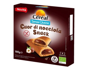 Céréal Cuor di nocciola biscotti biologici senza glutine – confezione da 180 g