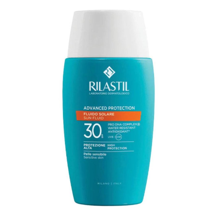 Rilastil Sun Fluid Advanced Protection Fluido Solare Viso SPF30 50 ml Rilastil Sun Fluid Advanced Protection Fluido Solare Viso SPF30 50 ml