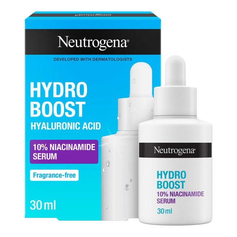 Neutrogena Hydro Boost - Siero 10% Niacinamide Idratante e Esfoliante, 30ml Neutrogena Hydro Boost - Siero 10% Niacinamide Idratante e Esfoliante, 30ml