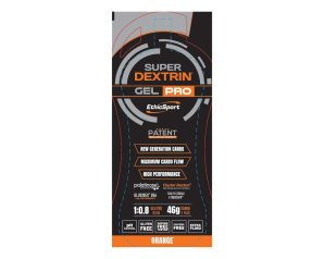 EthicSport Super Dextrin Gel Pro Integratore Energetico Professionale con Carboidrati Gusto Orange 60 ml