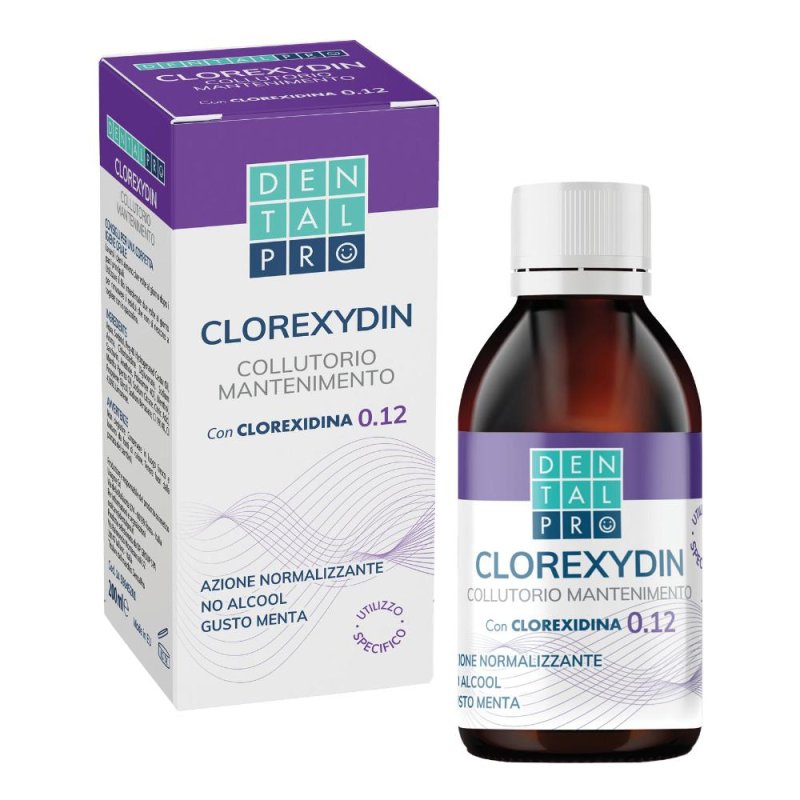 DentalPro Collutorio alla Clorexidina 0,12% Antibatterico Protezione Gengive 200 Millilitri DentalPro Collutorio alla Clorexidina 0,12% Antibatterico Protezione Gengive 200 Millilitri