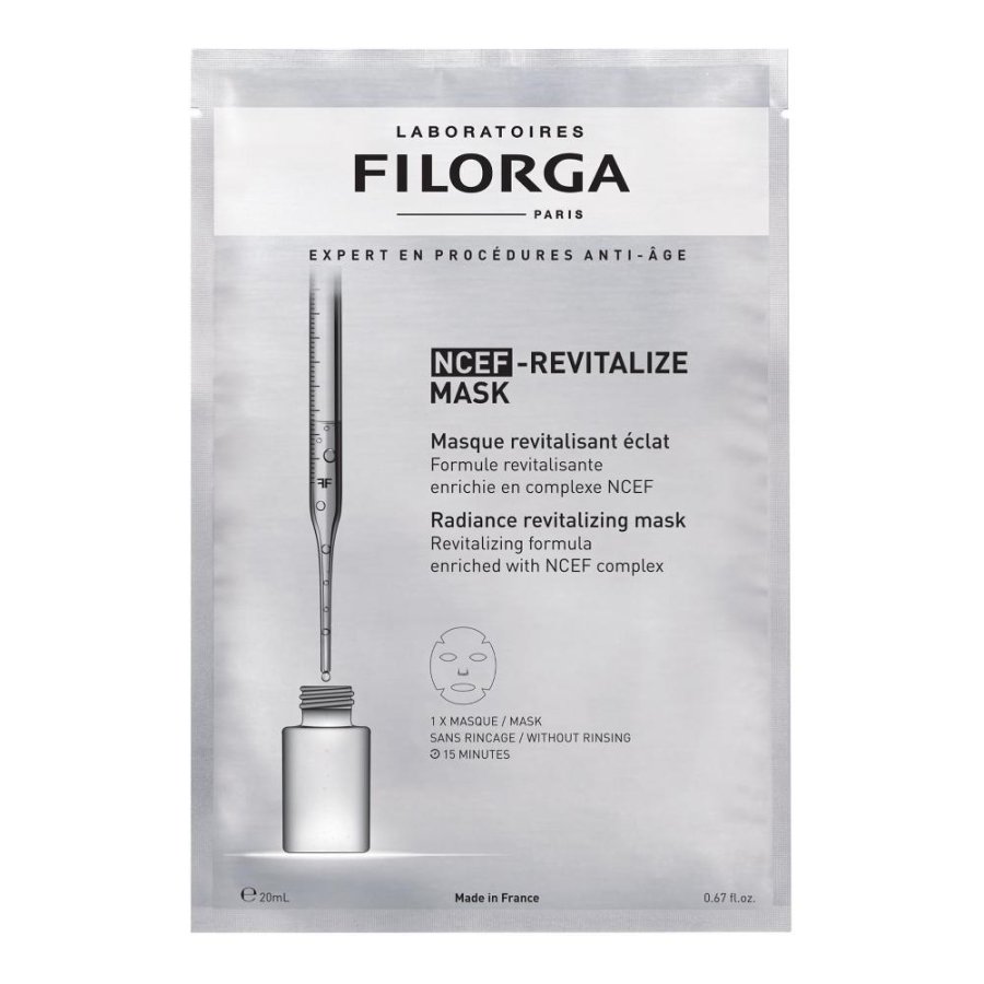 Filorga Ncef maschera in tessuto rivitalizzante illuminante viso 20ml Filorga Ncef maschera in tessuto rivitalizzante illuminante viso 20ml