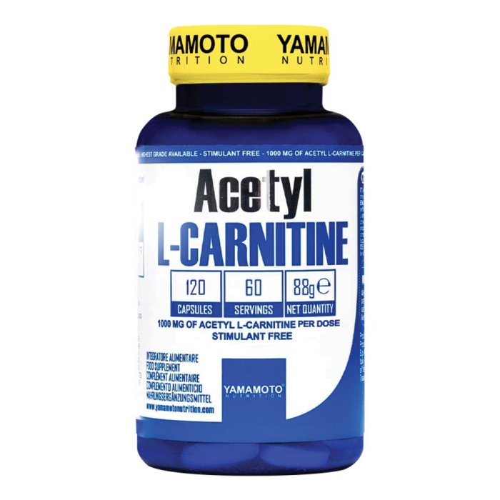 Yamamoto Nutrition acetil L-carnitina 120 capsule Yamamoto Nutrition acetil L-carnitina 120 capsule