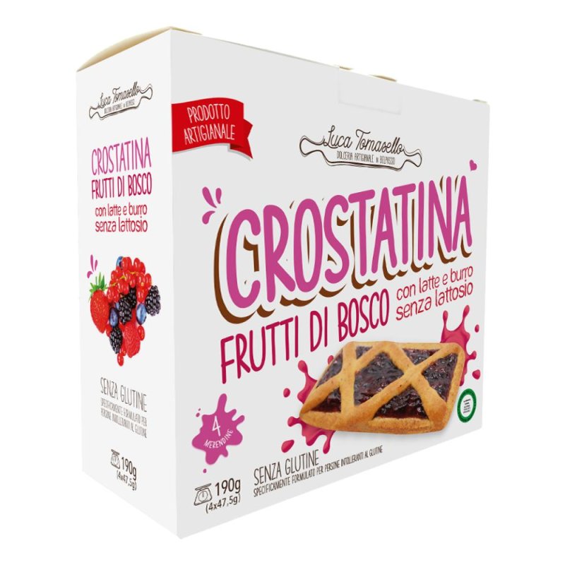 Crostatina frutti di bosco senza glutine 190 g - TOMASELLO LUCA Crostatina frutti di bosco senza glutine 190 g - TOMASELLO LUCA