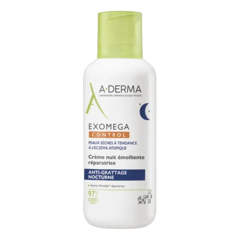 A-Derma Exomega Control Crema Notte Emolliente 400 ml