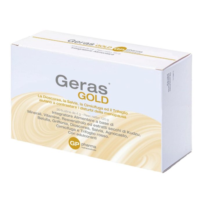 Geras Gold 30 bustine - integratore per energia e vitalita nellanziano