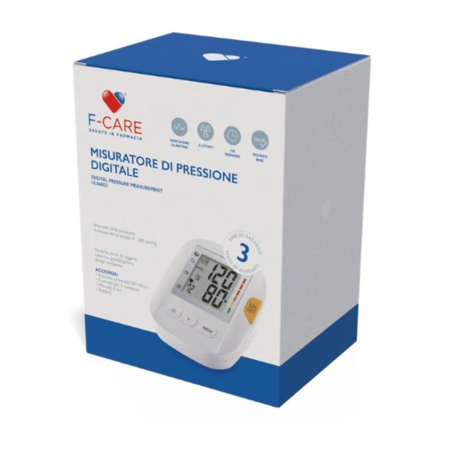 F Care misuratore pressione digitale - misuratore di pressione digitale da braccio F Care misuratore pressione digitale - misuratore di pressione digitale da braccio