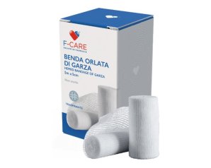 Benda F Care Orlata 5x500 cm - benda orlata elastica per fasciature e medicazioni