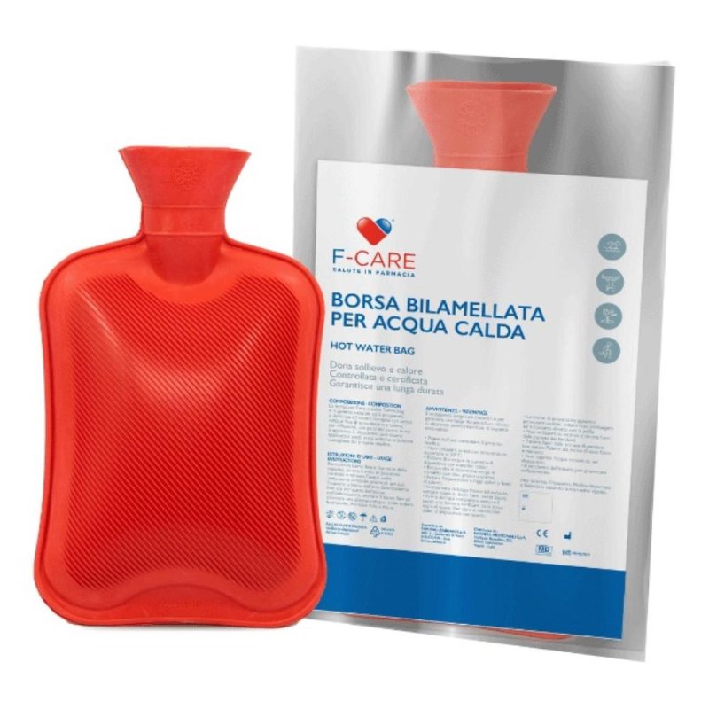 F Care Borsa Acqua Calda in Gomma Riutilizzabile per Dolori Muscolari, Crampi e Coliche – Borsa dell’Acqua Calda Termica F Care Borsa Acqua Calda in Gomma Riutilizzabile per Dolori Muscolari, Crampi e Coliche – Borsa dell’Acqua Calda Termica