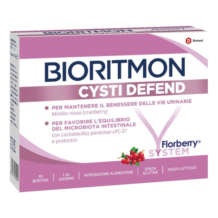 Bioritmon cysti defend integratore vie urinarie cranberry e probiotici 10 bustine