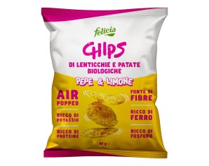 FELICIA CHIPS PEPE/LIMONE 40G