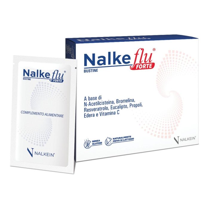Nalkeflu Forte 20 Bustine 2,8 g per Sintomi Influenzali e Raffreddore