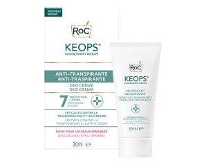 RoC Keops - Deodorante in Crema Anti-Traspirante per Pelli Sensibili 30 ml