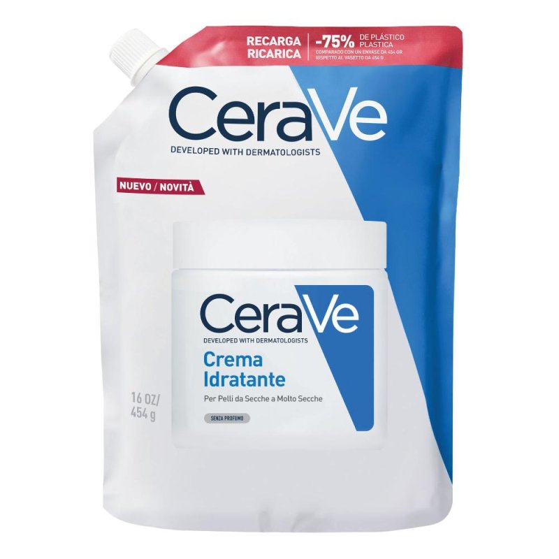 CeraVe Ricarica Crema Corpo Idratante Pelle Molto Secca 454g CeraVe Ricarica Crema Corpo Idratante Pelle Molto Secca 454g