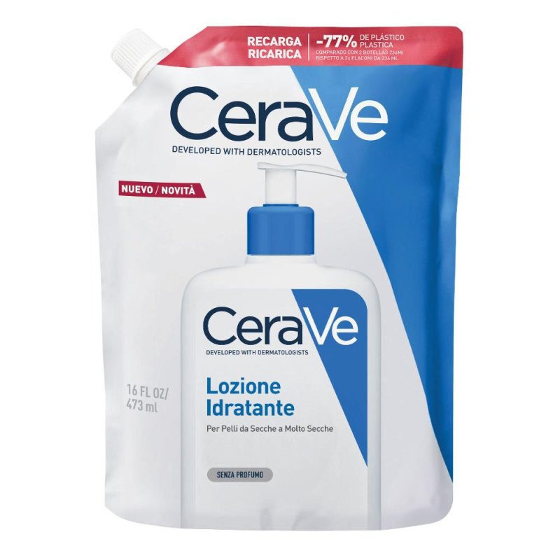 CeraVe Ricarica Lozione Idratante Corpo Pelle da Secca a Molto Secca 473ml