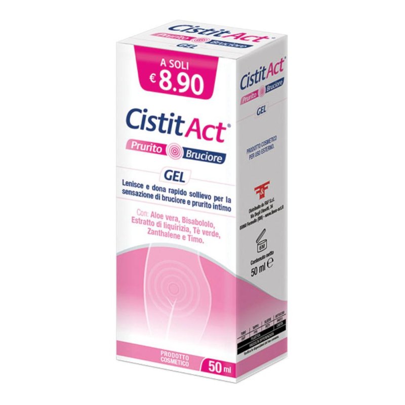 Cistit Act gel lenitivo per prurito intimo - 50 ml