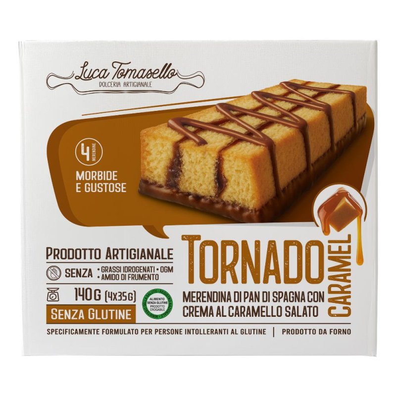 L TOMASELLO Tornado Caramel senza glutine 140 gr