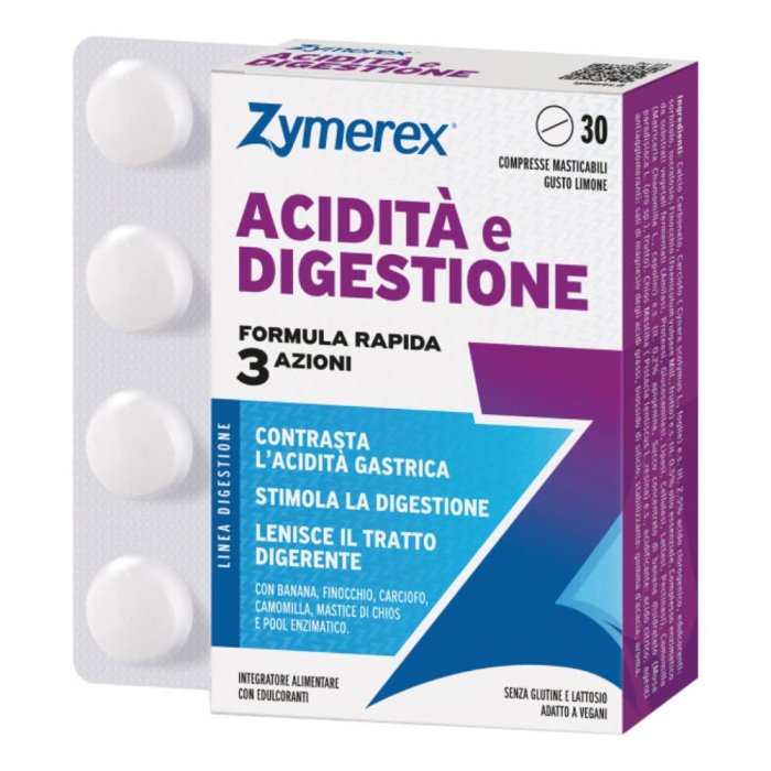 ZYMEREX ACIDITA DIGEST 30CPR ZYMEREX ACIDITA DIGEST 30CPR
