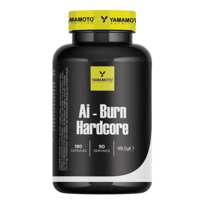 Yamamoto Nutrition AI Burn Hardcore 180 capsule Yamamoto Nutrition AI Burn Hardcore 180 capsule