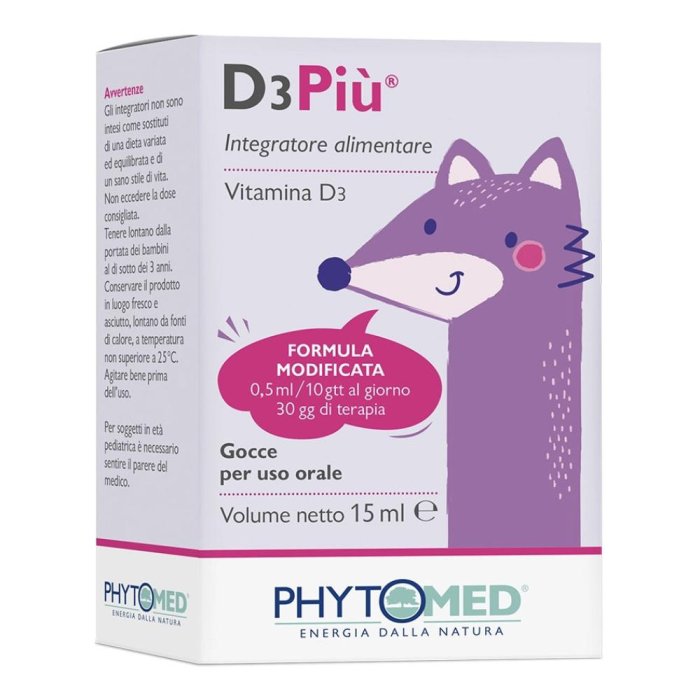 D3piu gocce 15 ml