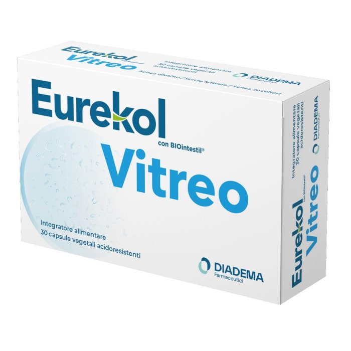 Eurekol Vitreo integratore per corpo vitreo e benessere della vista 30 capsule Eurekol Vitreo integratore per corpo vitreo e benessere della vista 30 capsule