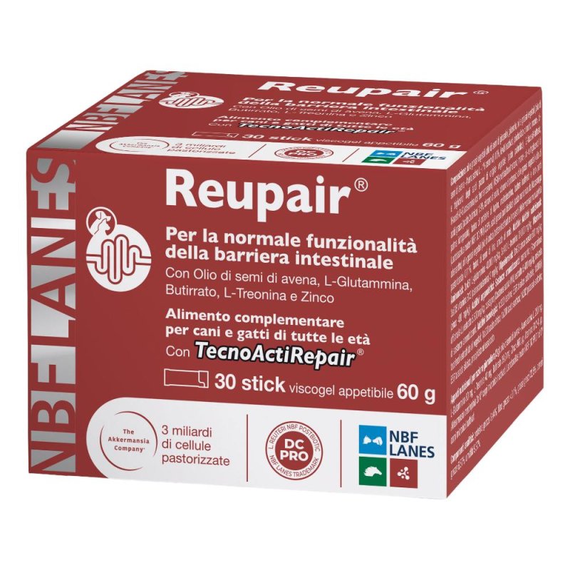 Reupair Integratore Intestinale per Animali 30 Stick Reupair Integratore Intestinale per Animali 30 Stick