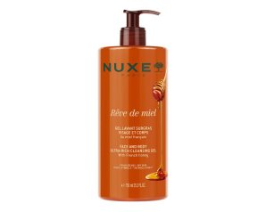 Nuxe rêve de miel gel detergente nutriente viso e corpo al miele 750 ml