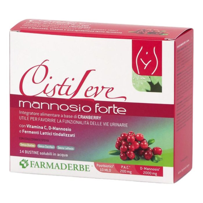 Cistileve mannosio forte integratore alimentare 12 bustine
