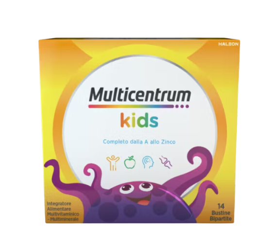 Multicentrum Kids Integratore Alimentare 14 Bustine Bipartite