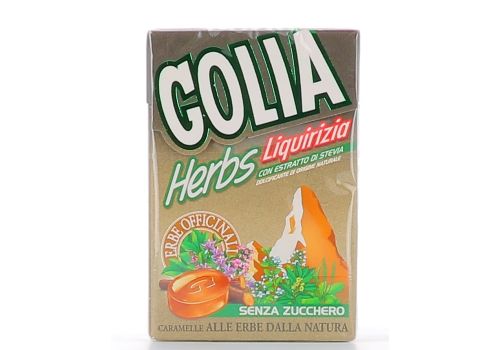 Golia Herbs Liquiriza/Stevia Caramelle 20 Pezzi
