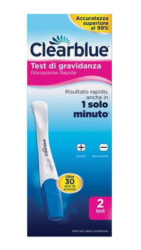 Clearblue Gravidanza 2 Test di Gravidanza Plus Facile da Utilizzare