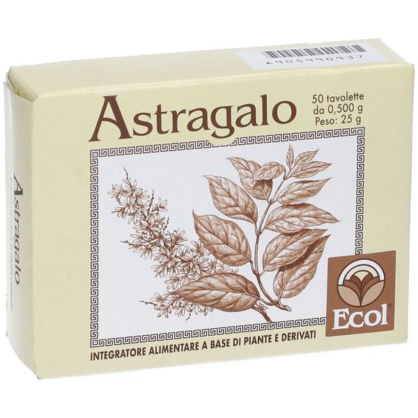 Ecol Sas Astragalo 50 Tavolette 500 Mg