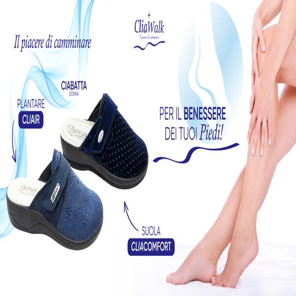 Cliawalk Warm 8 camel n. 38 - calzature da casa imbottite