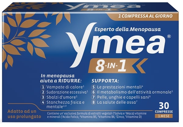 Ymea 8in1- integratore alimentare contro i disturbi della menopausa - 30 compresse - promo speciale