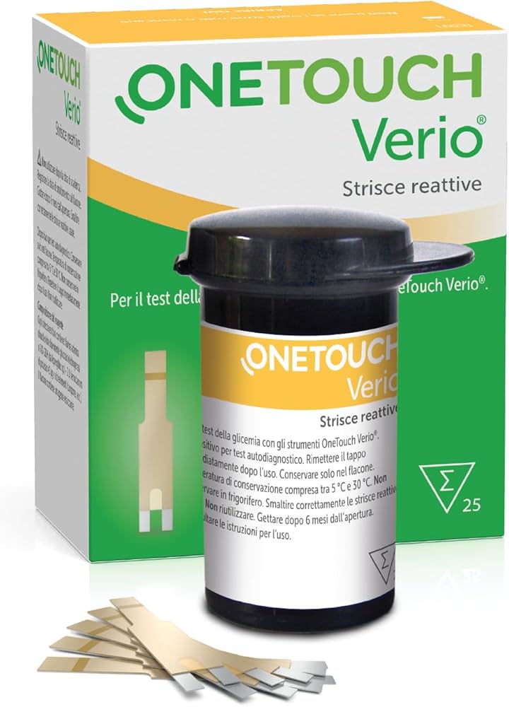 Strisce per misurazione glicemia onetouch verio 25 pezzi