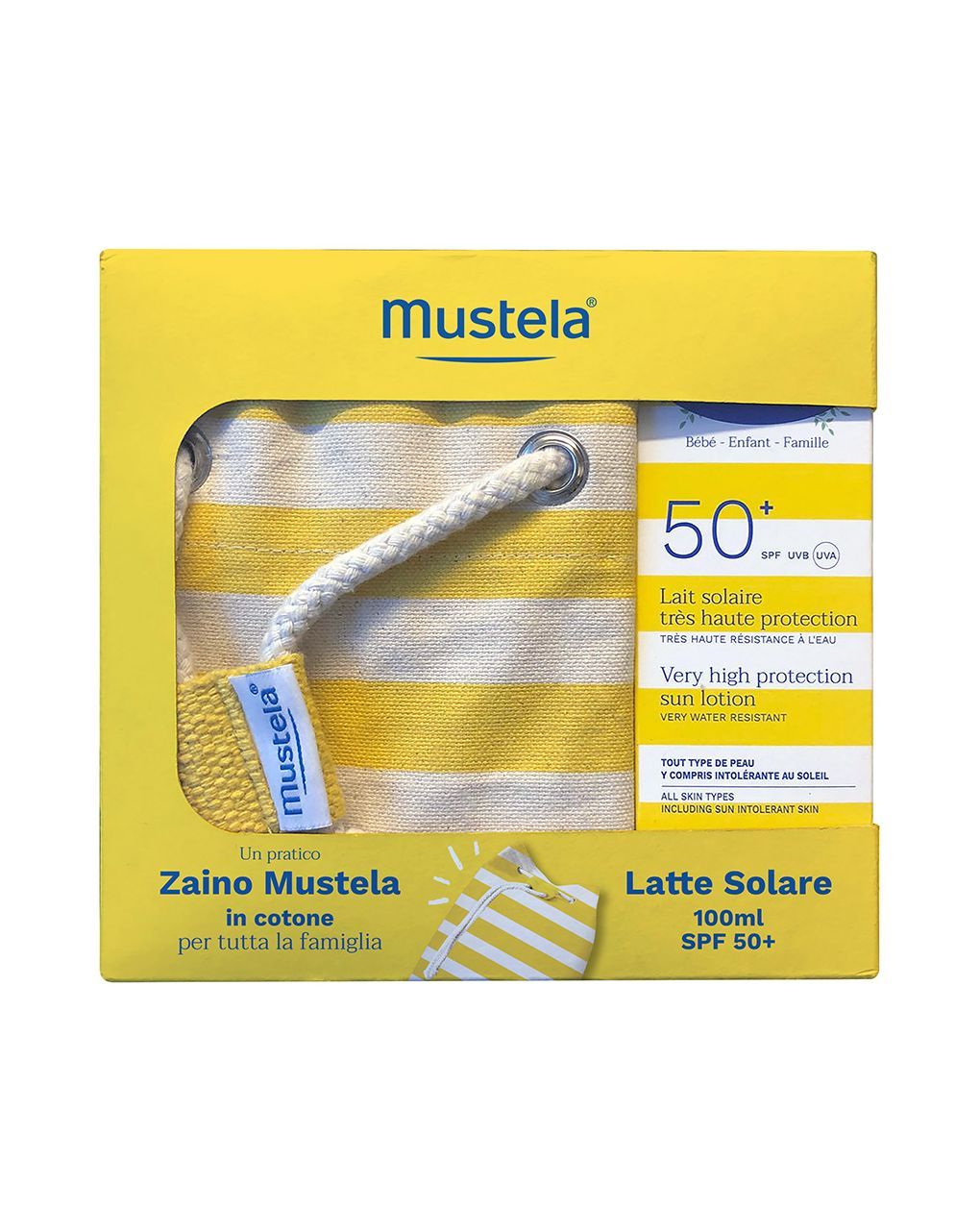 Mustela Zaino Mare + Latte Solare 100 Ml