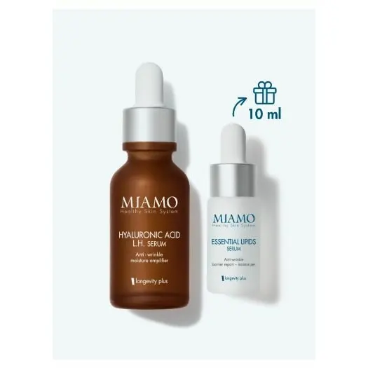 Miamo Plump&Hydra Siero Hyaluronic Acid LH 30ml + Siero Essential Lipids 10ml