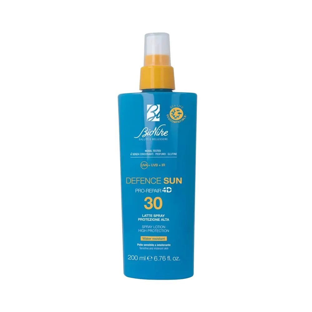 Bionike Defence Sun - Latte Spray Solare SPF30 Protezione Alta, 200ml