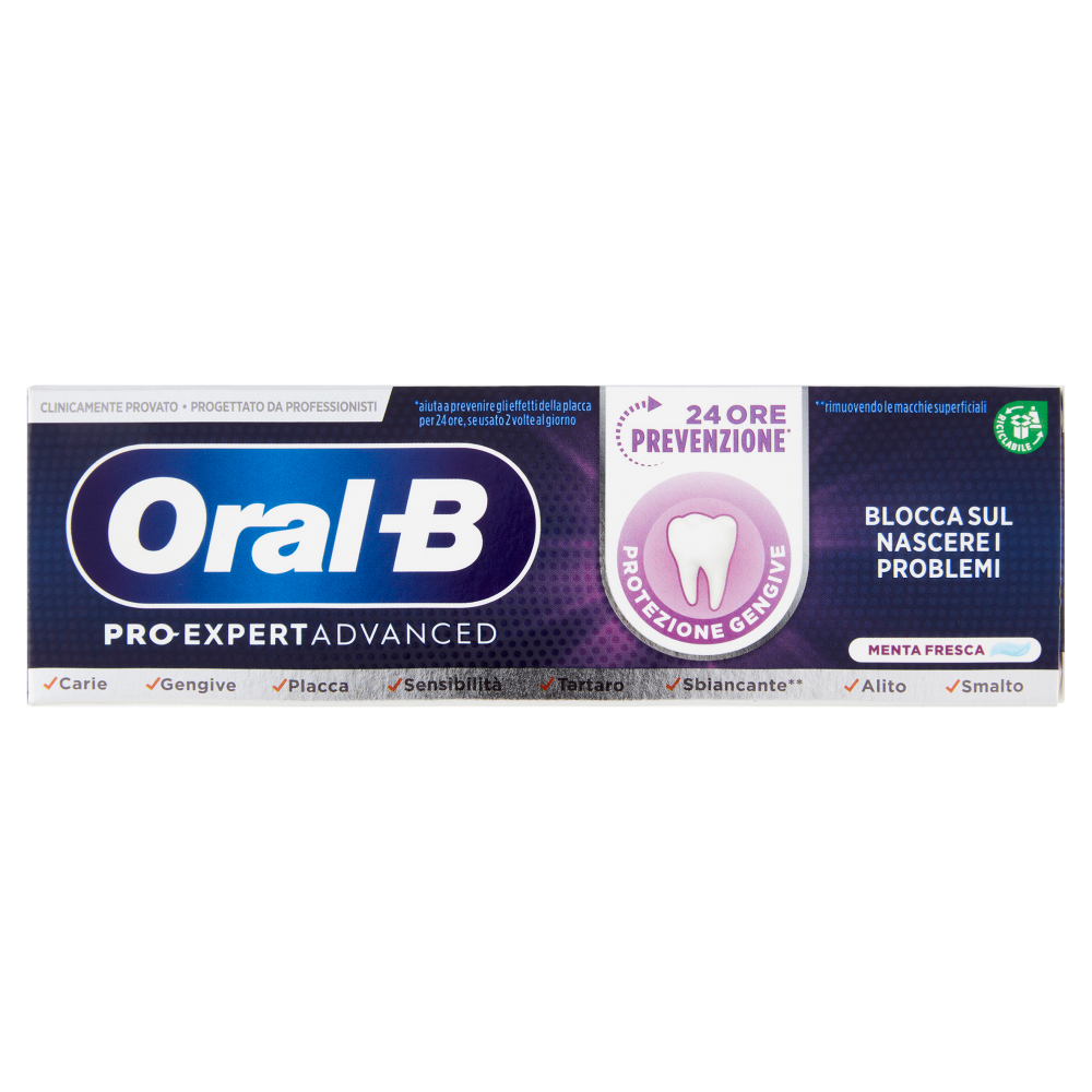 Oral-B pro expert advanced dentifricio protezione gengive 75ml